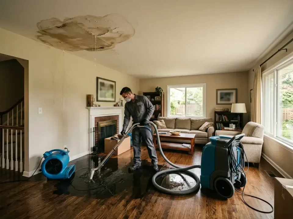 attic-pipe-burst-ceiling-drip-008 — frequently asked questions, Water Damage Restoration & Carpet Care in Riverside, PA